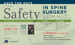 Safety in Spine Surgery Summit