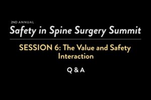 S3P-2017-Value and Safety Interaction: Q & A
