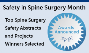Top Abstracts Chosen for Spine Safety Month