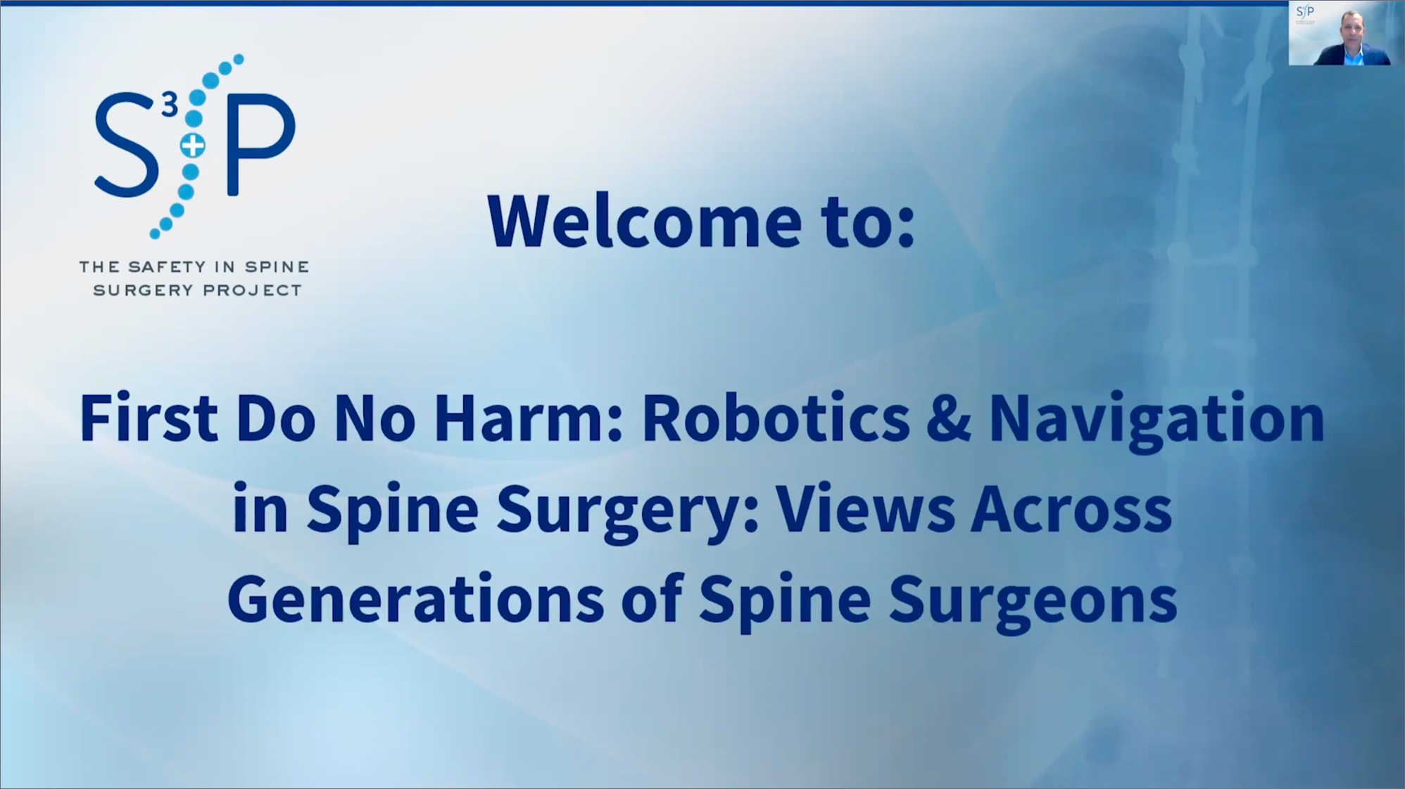 April 21 Webinar: Robotics and Navigation in Spine Surgery: Views Across Generations