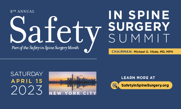 8th Annual Safety in Spine Surgery Summit