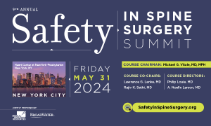 Safety in Spine Surgery Summit 2024