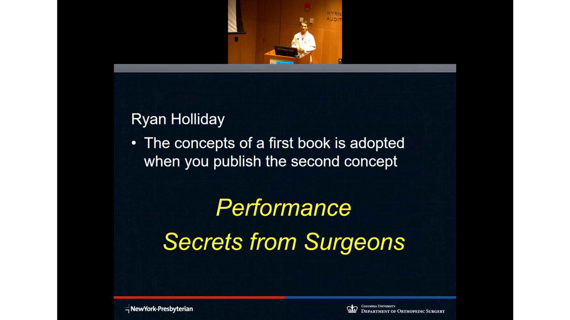 Optimizing Self for Patient Safety: Surgeon Performance