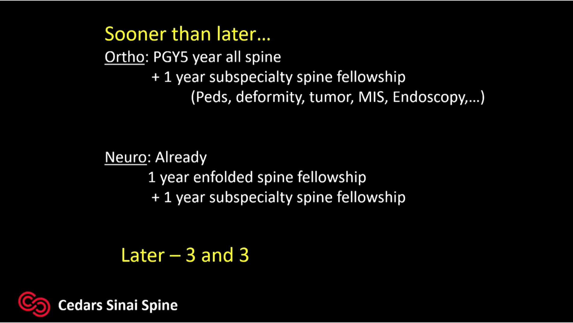 The Future of Spine Education