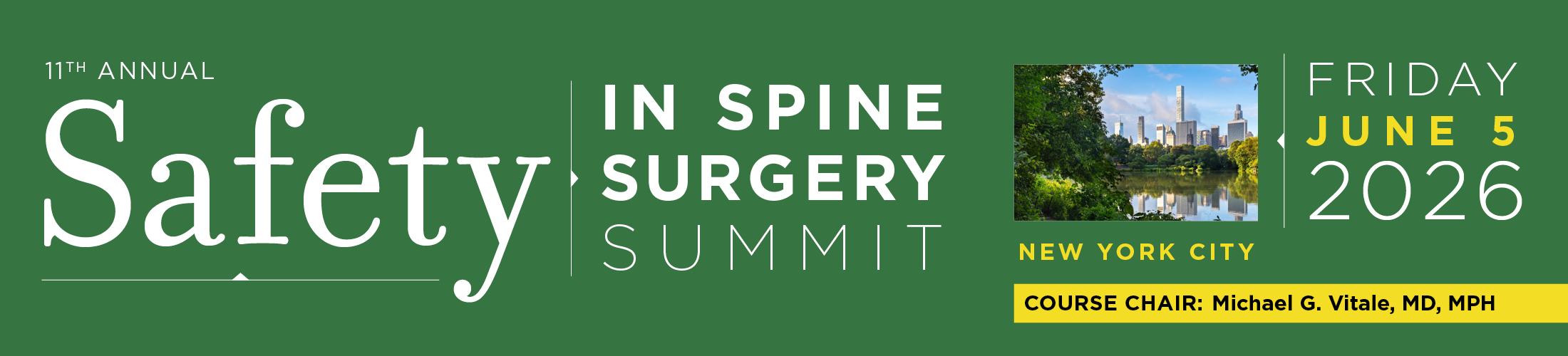 Safety in Spine Surgery Summit 2026