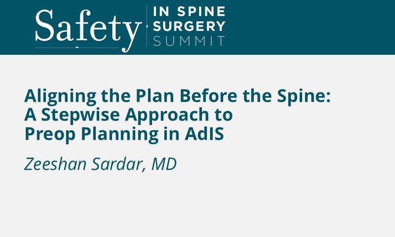 Aligning the Plan Before the Spine: A Stepwise Approach to Preop Planning in AdIS